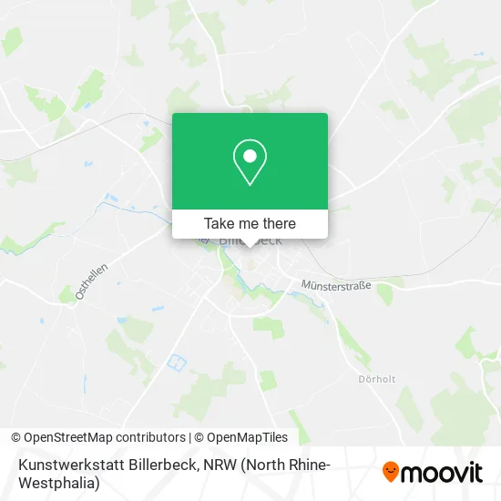 Карта Kunstwerkstatt Billerbeck