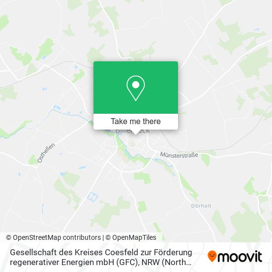 Gesellschaft des Kreises Coesfeld zur Förderung regenerativer Energien mbH (GFC) map