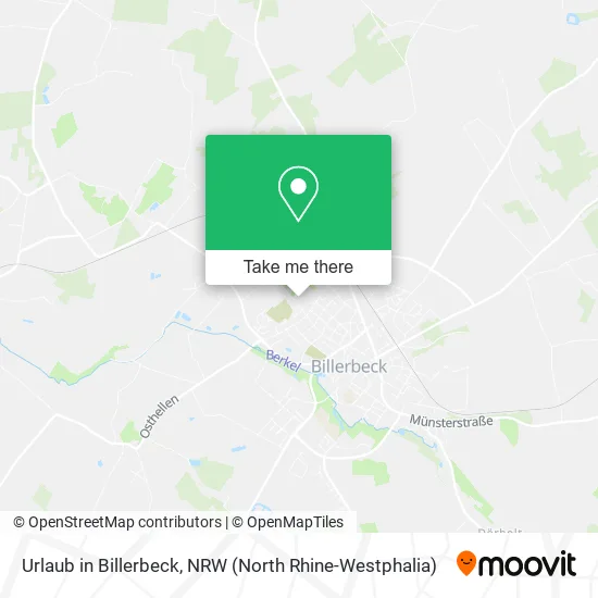 Карта Urlaub in Billerbeck