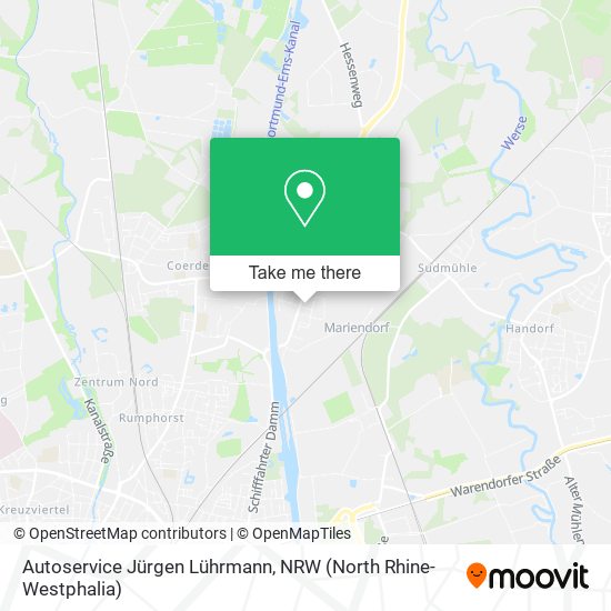 Autoservice Jürgen Lührmann map