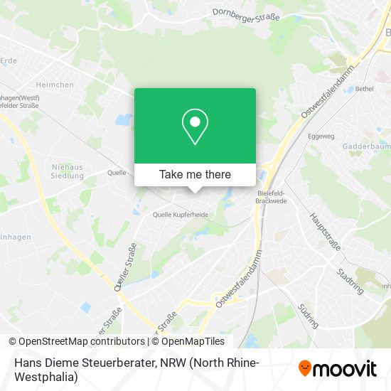 Hans Dieme Steuerberater map