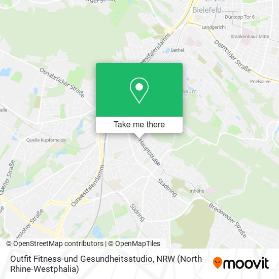 Outfit Fitness-und Gesundheitsstudio map