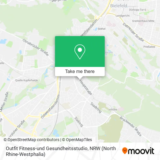 Карта Outfit Fitness-und Gesundheitsstudio
