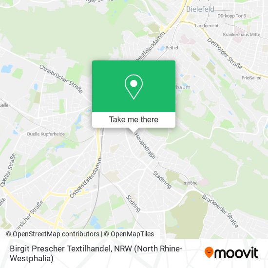 Birgit Prescher Textilhandel map