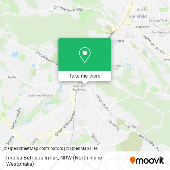 Карта Imbiss Betriebe Irmak