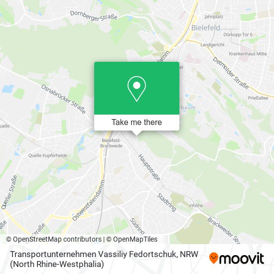 Transportunternehmen Vassiliy Fedortschuk map