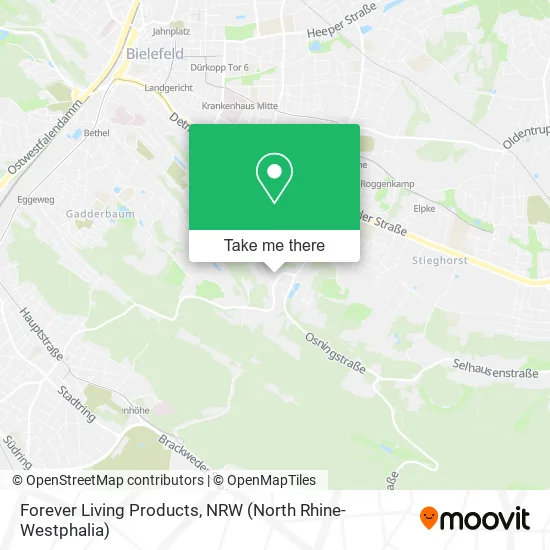 Forever Living Products map