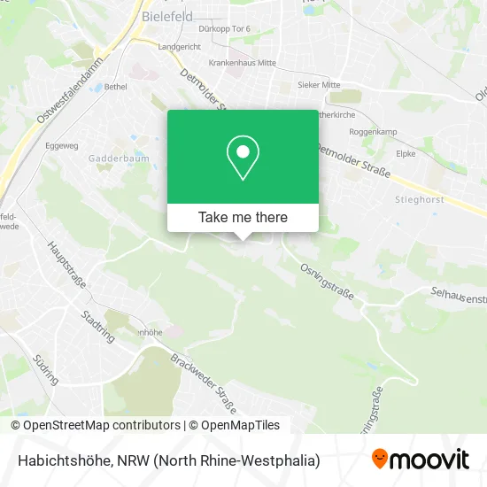 Карта Habichtshöhe