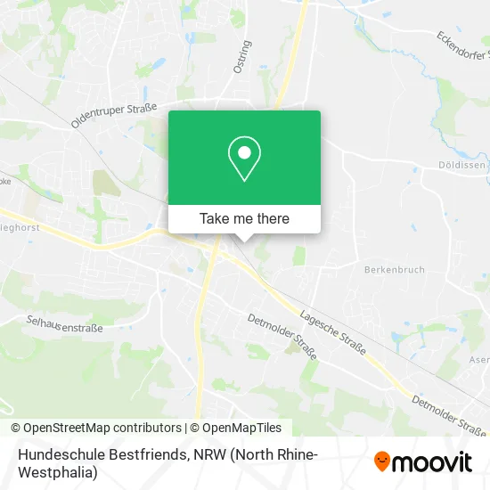 Hundeschule Bestfriends map