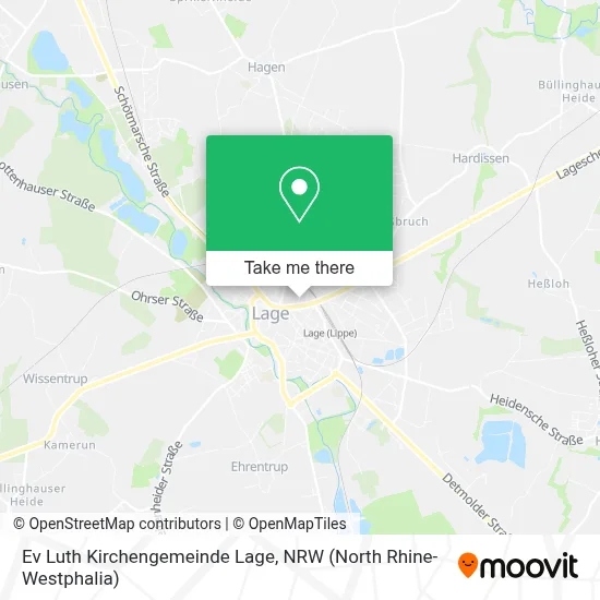 Ev Luth Kirchengemeinde Lage map