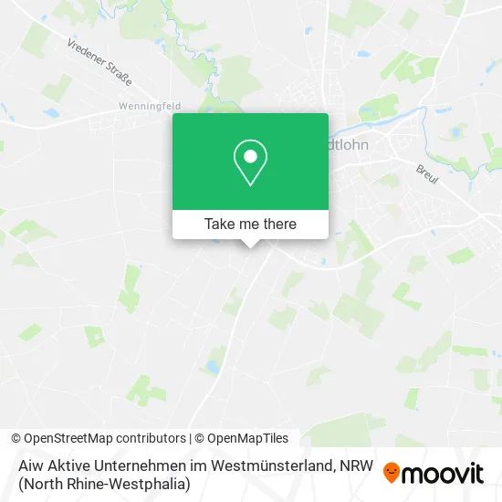 Карта Aiw Aktive Unternehmen im Westmünsterland