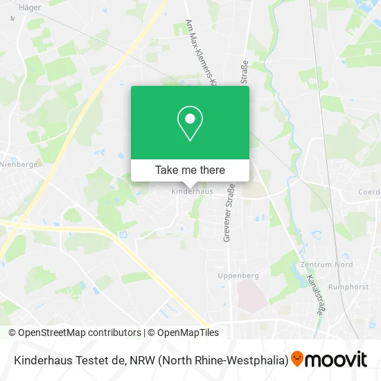 Карта Kinderhaus Testet de