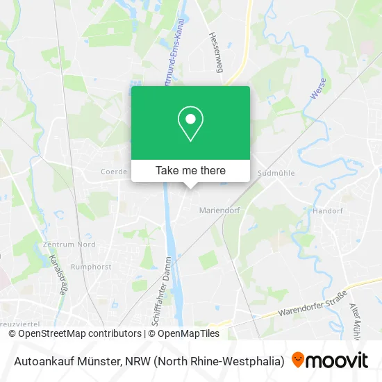Карта Autoankauf Münster