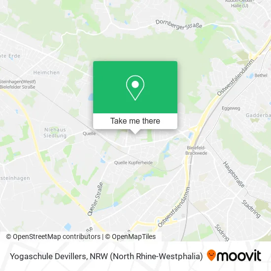 Yogaschule Devillers map