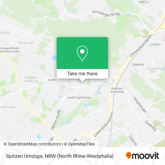 Карта Spitzen Umzüge