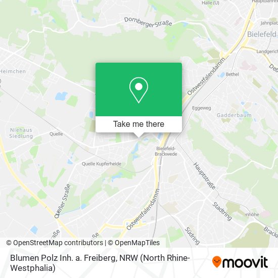 Blumen Polz Inh. a. Freiberg map