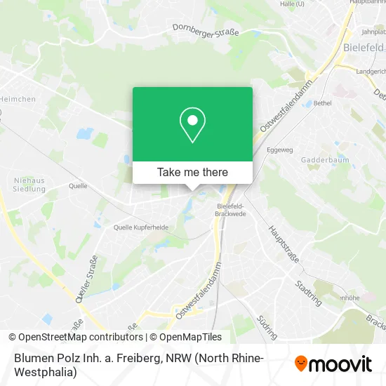 Карта Blumen Polz Inh. a. Freiberg