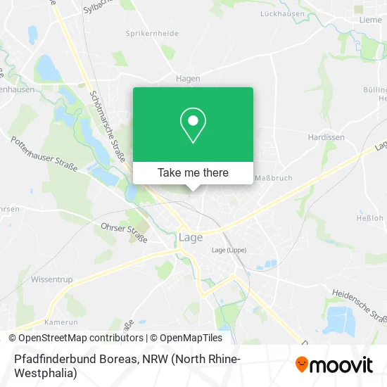 Pfadfinderbund Boreas map