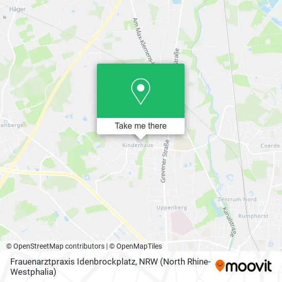 Карта Frauenarztpraxis Idenbrockplatz