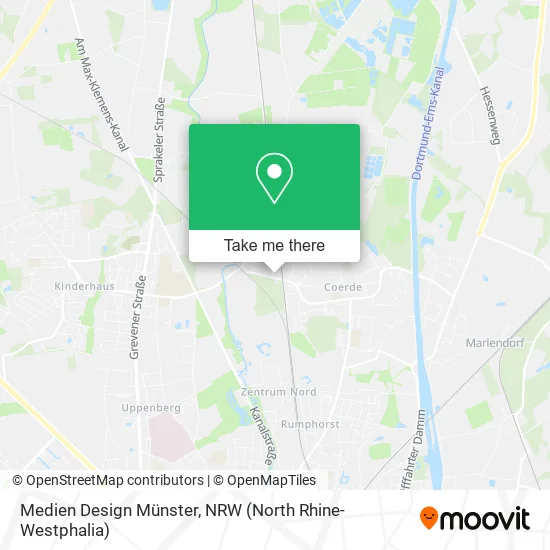 Карта Medien Design Münster