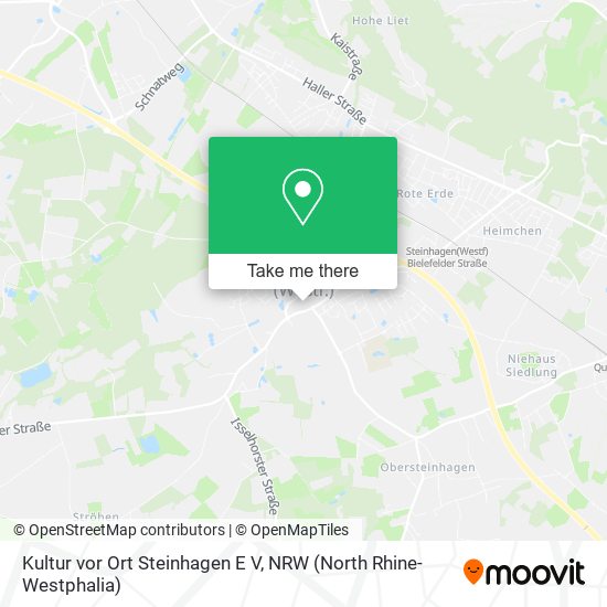 Kultur vor Ort Steinhagen E V map