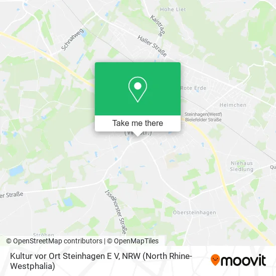Карта Kultur vor Ort Steinhagen E V