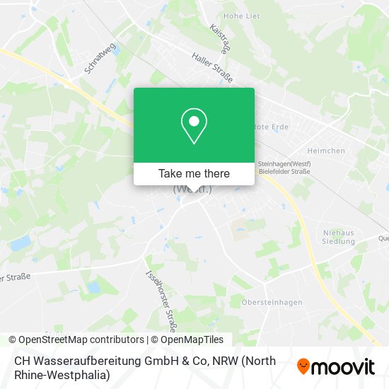 CH Wasseraufbereitung GmbH & Co map