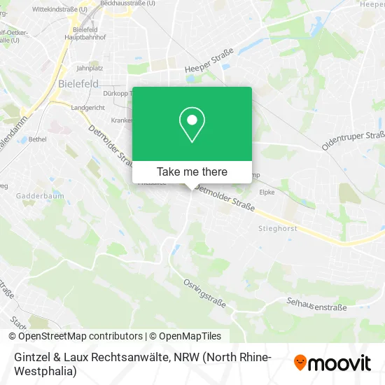 Карта Gintzel & Laux Rechtsanwälte