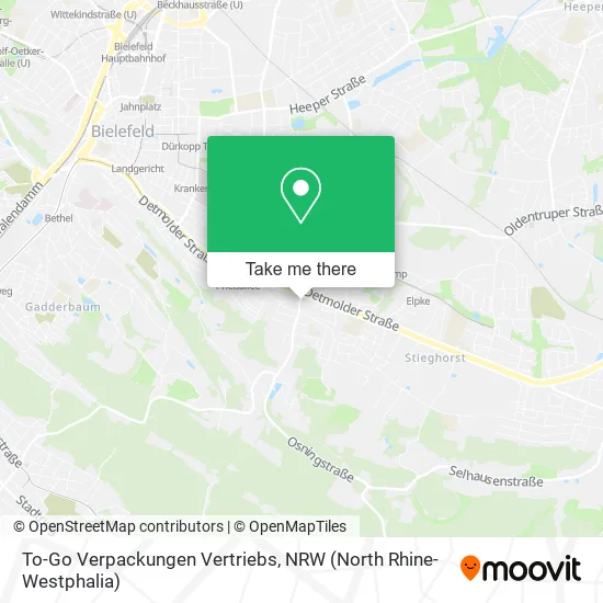 Карта To-Go Verpackungen Vertriebs