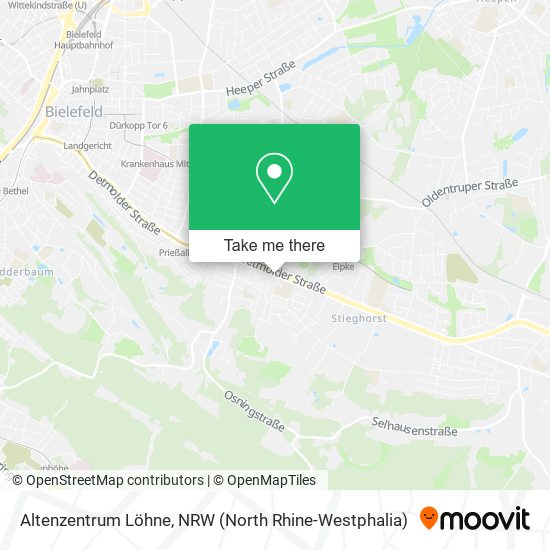 Altenzentrum Löhne map