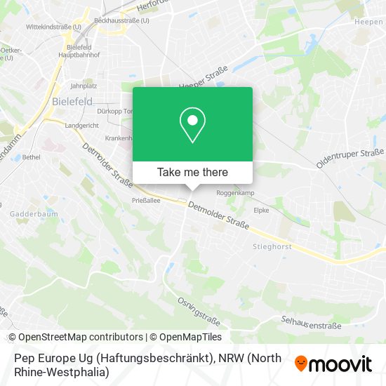Pep Europe Ug (Haftungsbeschränkt) map