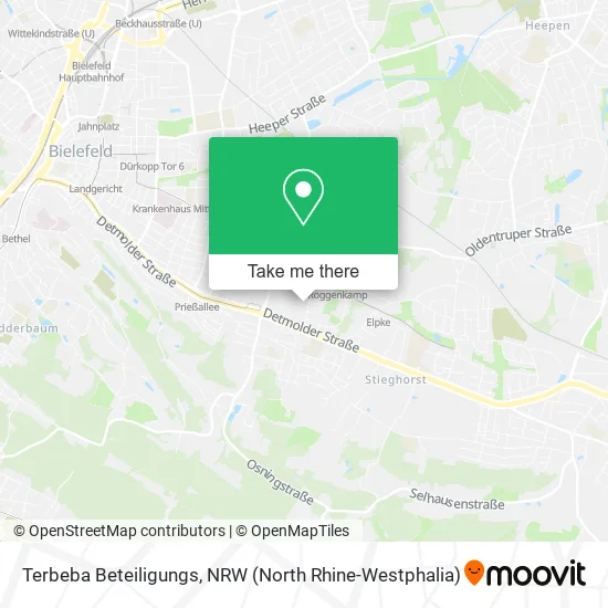 Карта Terbeba Beteiligungs