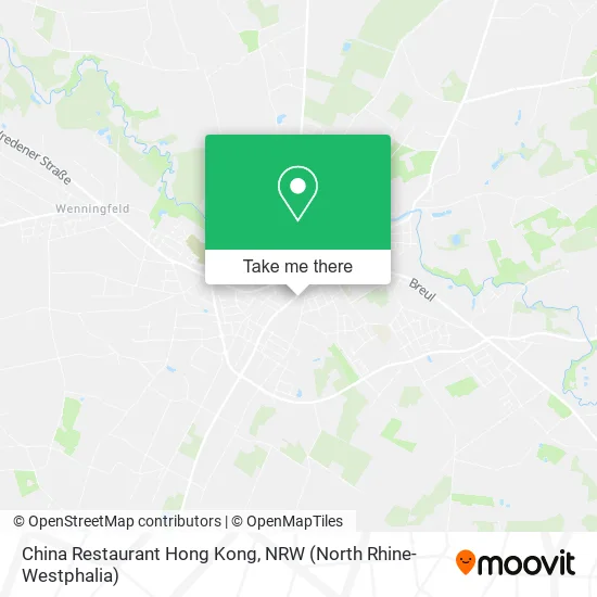 China Restaurant Hong Kong map