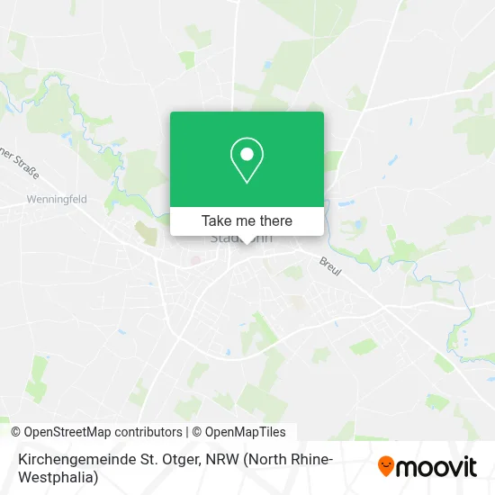 Kirchengemeinde St. Otger map