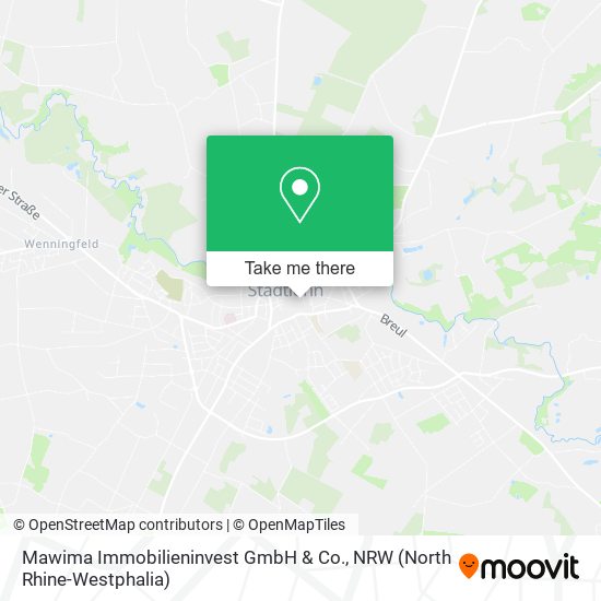 Mawima Immobilieninvest GmbH & Co. map