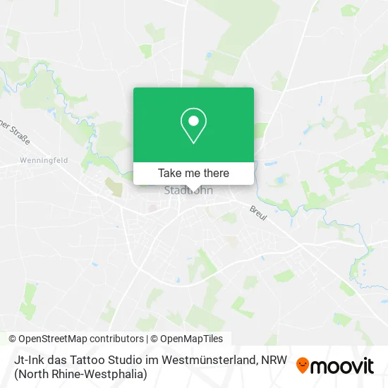 Карта Jt-Ink das Tattoo Studio im Westmünsterland