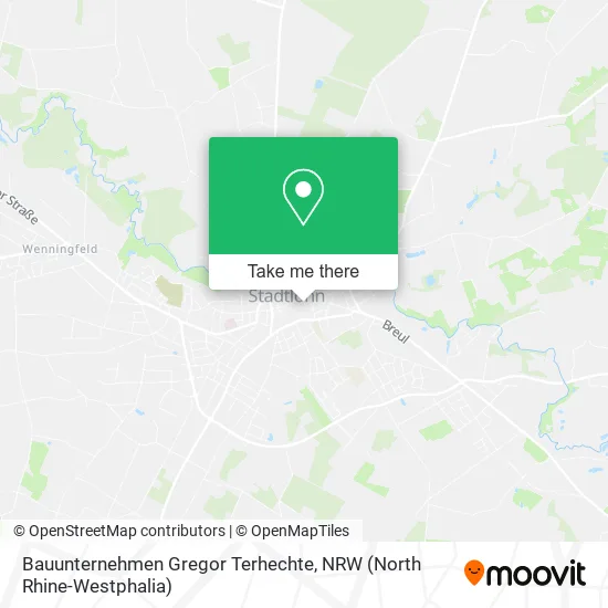 Карта Bauunternehmen Gregor Terhechte