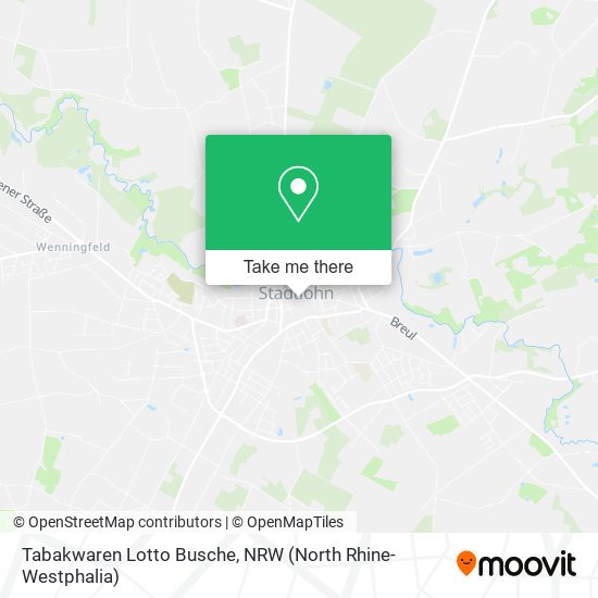 Tabakwaren Lotto Busche map