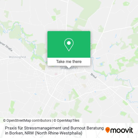 Praxis für Stressmanagement und Burnout Beratung in Borken map