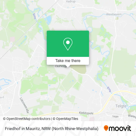 Friedhof in Mauritz map