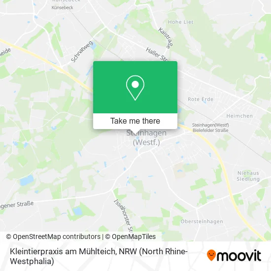 Карта Kleintierpraxis am Mühlteich