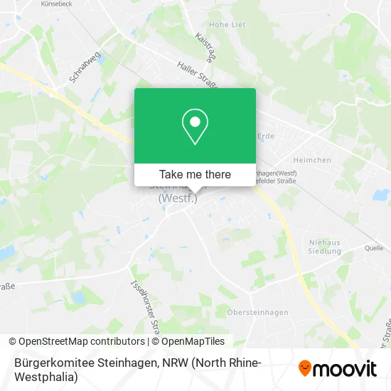 Карта Bürgerkomitee Steinhagen