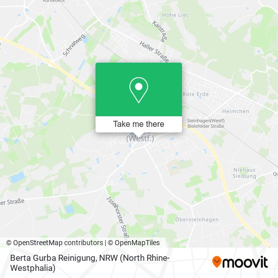 Berta Gurba Reinigung map