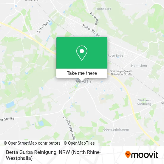 Berta Gurba Reinigung map