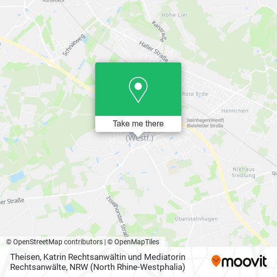 Theisen, Katrin Rechtsanwältin und Mediatorin Rechtsanwälte map
