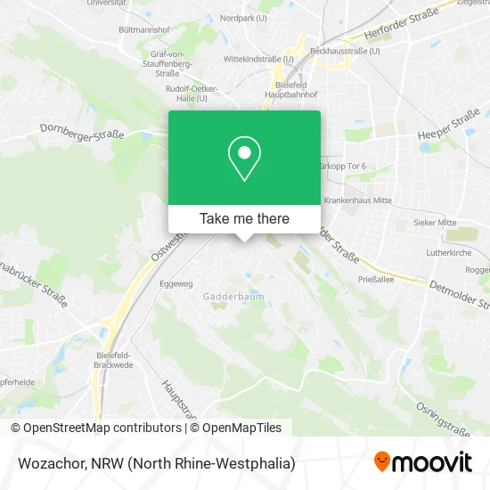 Карта Wozachor