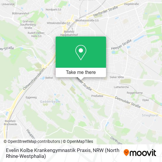 Evelin Kolbe Krankengymnastik Praxis map