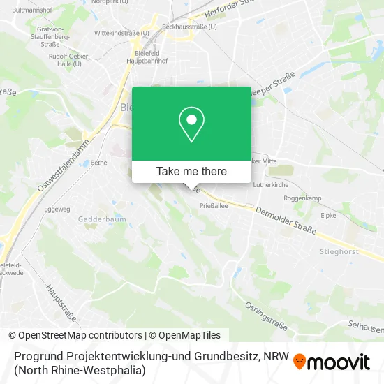 Карта Progrund Projektentwicklung-und Grundbesitz