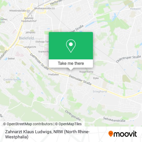 Zahnarzt Klaus Ludwigs map