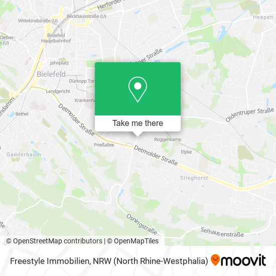 Freestyle Immobilien map